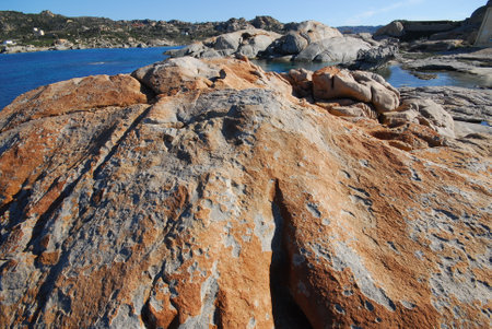 La Maddalena Archipelago National Park, Punta Tegge areaの写真素材