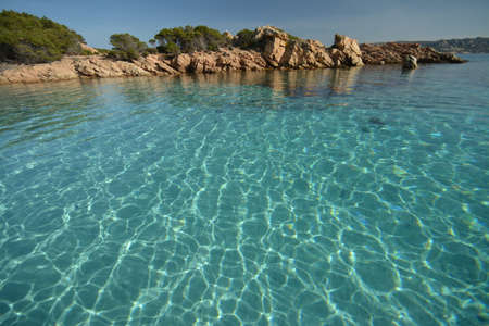 Spargi, Cala Granara. Archipelago of La Maddalenaの写真素材