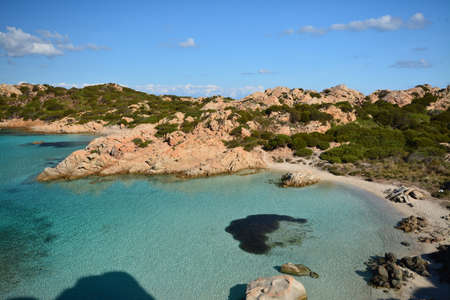 Sardinia, seascape La Maddalena archipelagoの写真素材