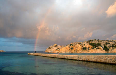 Sardinia, seascape La Maddalena archipelagoの写真素材