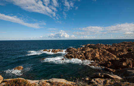 Sardinia, seascape La Maddalena archipelagoの写真素材