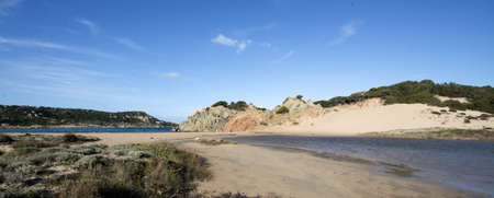 Seascape of the La Maddalena Archipelago National Park, Sardiniaの写真素材
