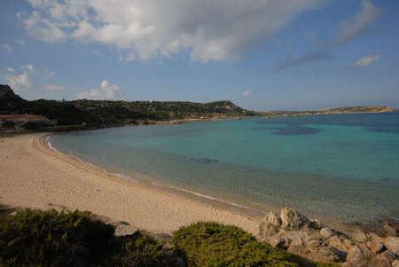 Seascape of the La Maddalena Archipelago National Park, Sardiniaの写真素材