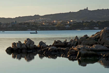 Seascape of the La Maddalena Archipelago National Park, Sardiniaの写真素材