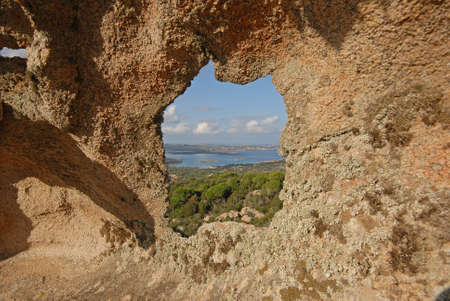 Seascape of the La Maddalena Archipelago National Park, Sardiniaの写真素材