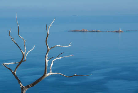 Seascape of the La Maddalena Archipelago National Park, Sardiniaの写真素材