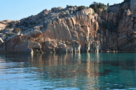 Seascape of the La Maddalena Archipelago National Park, Sardiniaの写真素材