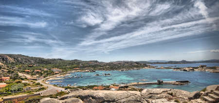 Sardinia, seascape La Maddalena archipelagoの写真素材