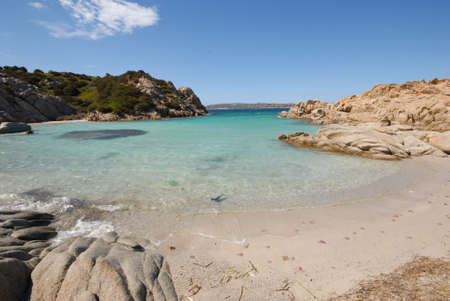 Seascape of the La Maddalena Archipelago National Park, Sardiniaの写真素材