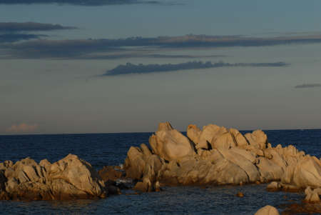 Seascape of the La Maddalena Archipelago National Park, Sardiniaの写真素材