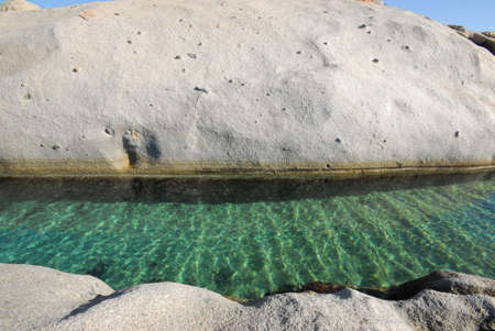 Seascape of the La Maddalena Archipelago National Park, Sardiniaの写真素材