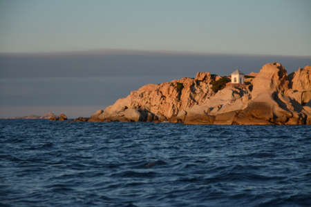 Seascape of the La Maddalena Archipelago National Park, Sardiniaの写真素材