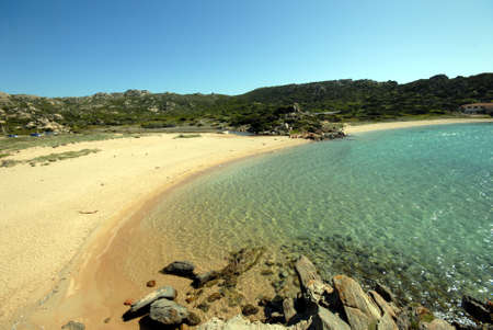 Seascape of the La Maddalena Archipelago National Park, Sardiniaの写真素材