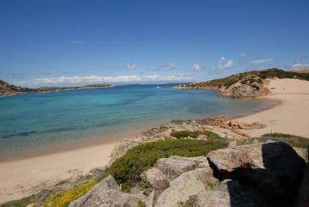 Seascape of the La Maddalena Archipelago National Park, Sardiniaの写真素材