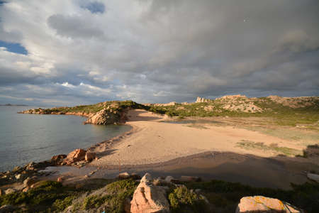 Sardinia, seascape La Maddalena archipelagoの写真素材