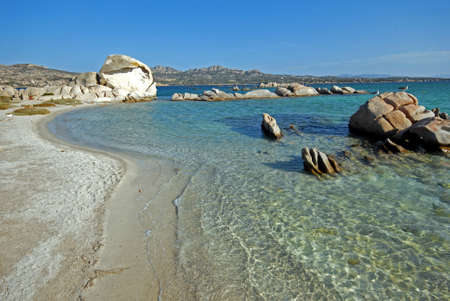 Sardinia, seascape La Maddalena archipelagoの写真素材