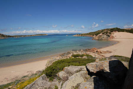 Sardinia, seascape La Maddalena archipelagoの写真素材
