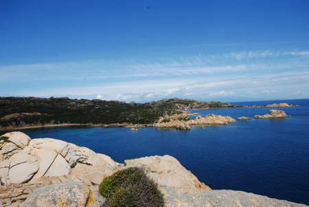 Sardinia, seascape La Maddalena archipelagoの写真素材