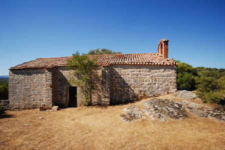 Church of San Giovanni, Bassacutena, Sardiniaの写真素材