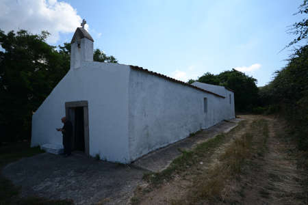 Church of San Pietro di Ruda, Aggius, Sardiniaの写真素材