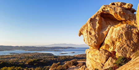 Rocks in the La Maddalena Archipelago National Park, Sardiniaの写真素材