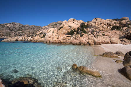 Sardinia, La Maddalena Archipelago National Park, Cala Coticcioの写真素材
