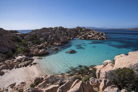 Sardinia, La Maddalena Archipelago National Park, Cala Coticcioの写真素材