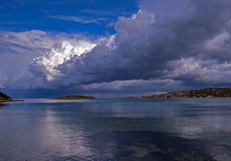 Archipelago of La Maddalena National Park, Sardinia, autumnの写真素材