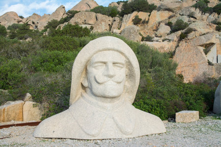 Statue of Jesus Christ on the island of Crete, Greeceの写真素材