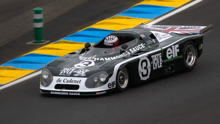 Le Mans, France - 06-30-2023: 24h Classic race, De Cadenet LM from (1977)