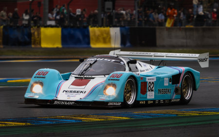 Le Mans, France - 06-30-2023: 24h Classic race, Porsche 962 C (1990)のeditorial素材