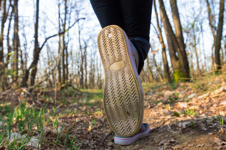 running shoes to run around in the woods