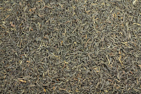 Black tea leaves abstract textureの写真素材