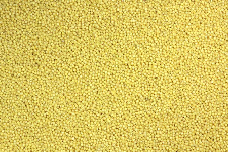 Yellow grain millet abstract backgroundの写真素材