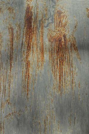 Brown scale on the metal sheetの写真素材