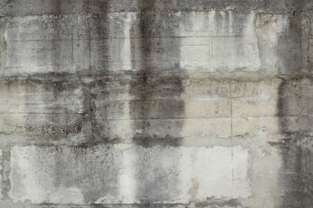 Gray concrete blocks abstract textureの写真素材