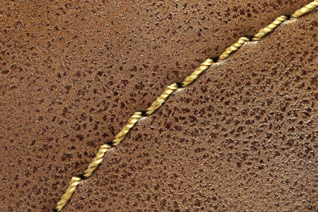 seam on the surface of the skin brown abstract 