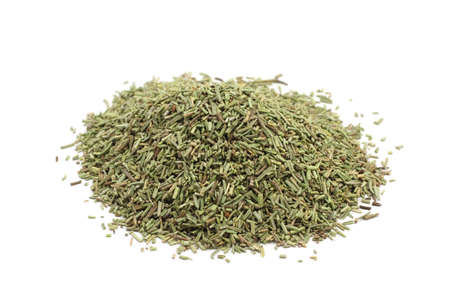 dried rosemary on white background の写真素材