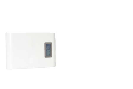 Portable battery (powerbank) isolated on white background with 100% charge