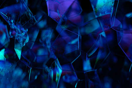 Close up Beautiful abstract soap bubbles. Background pattern for design. Macro photography view.