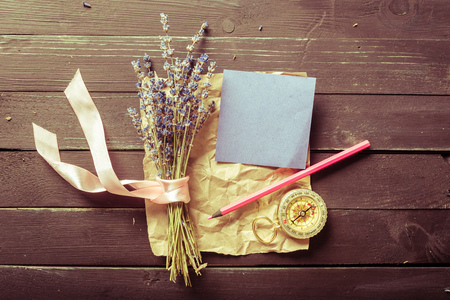 The workplace traveler. The blank notebook.の写真素材