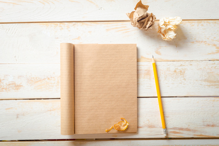 The workplace traveler. The blank notebook.