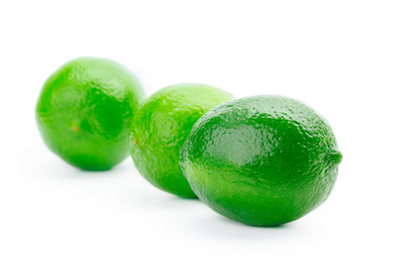 Lime isolatedの写真素材