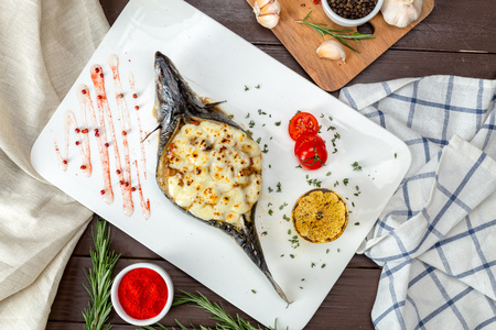 stuffed fishの写真素材