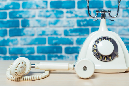 Retro telephoneの写真素材