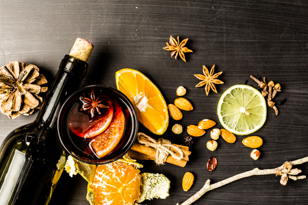 Christmas mulled wineの写真素材