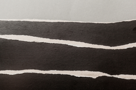 black ripped paperの写真素材