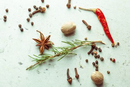 Spices and herbsの写真素材