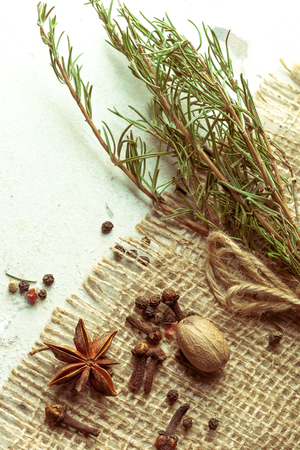 Spices and herbsの写真素材