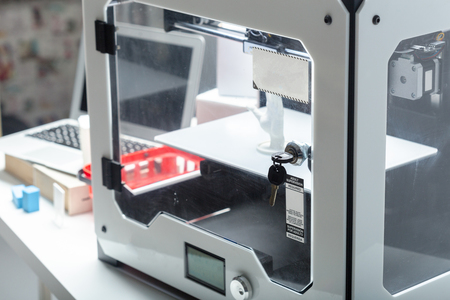 3d printing in progressの写真素材